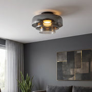 ノルディック Bauhaus レイヤードガラスシーリングライト