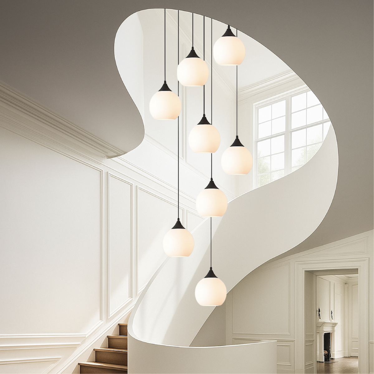 Gade's Villa 吹き抜け用シャンデリア