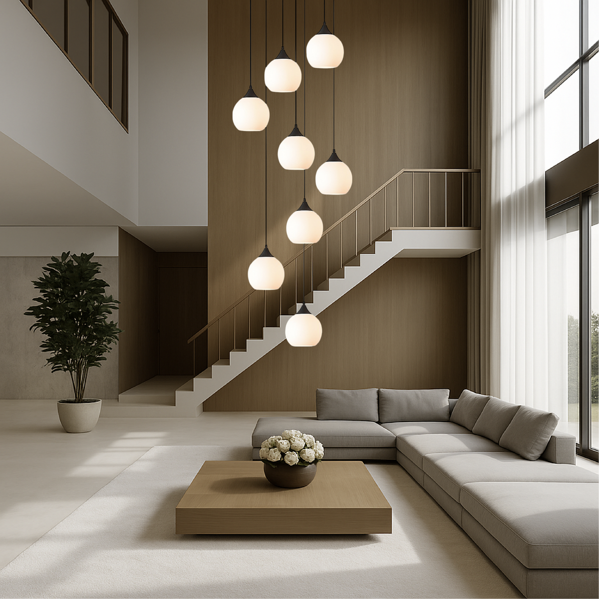 Gade's Villa 吹き抜け用シャンデリア