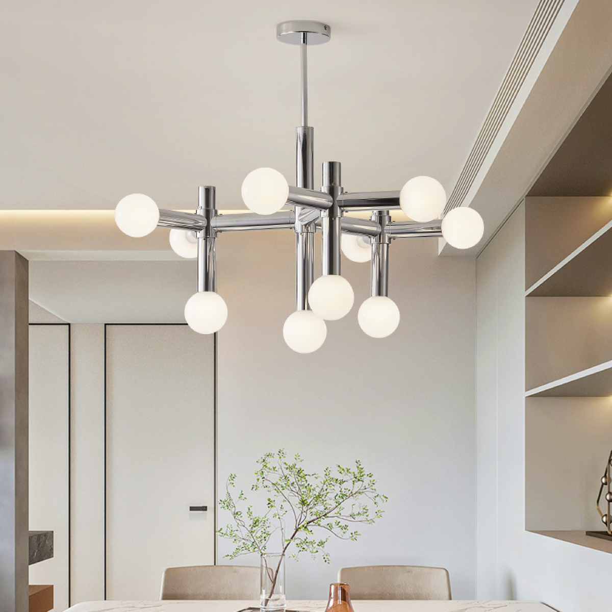 メタルBauhausシャンデリア